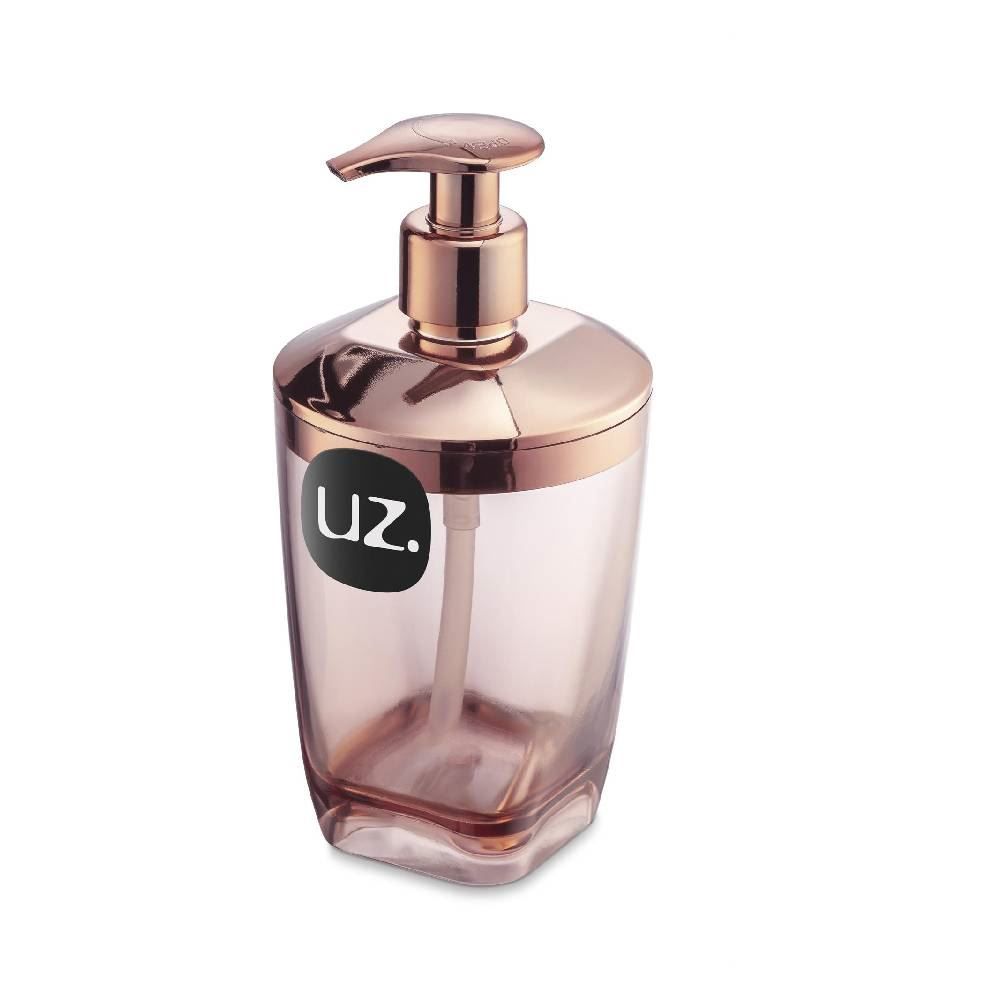Porta Sabonete Líquido 300Ml Premium Uz - Rosê