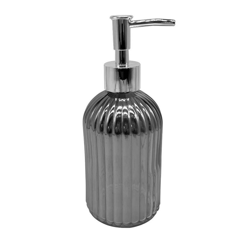 Porta Sabonete Líquido Cinza Escuro Havan Casa - 350ml