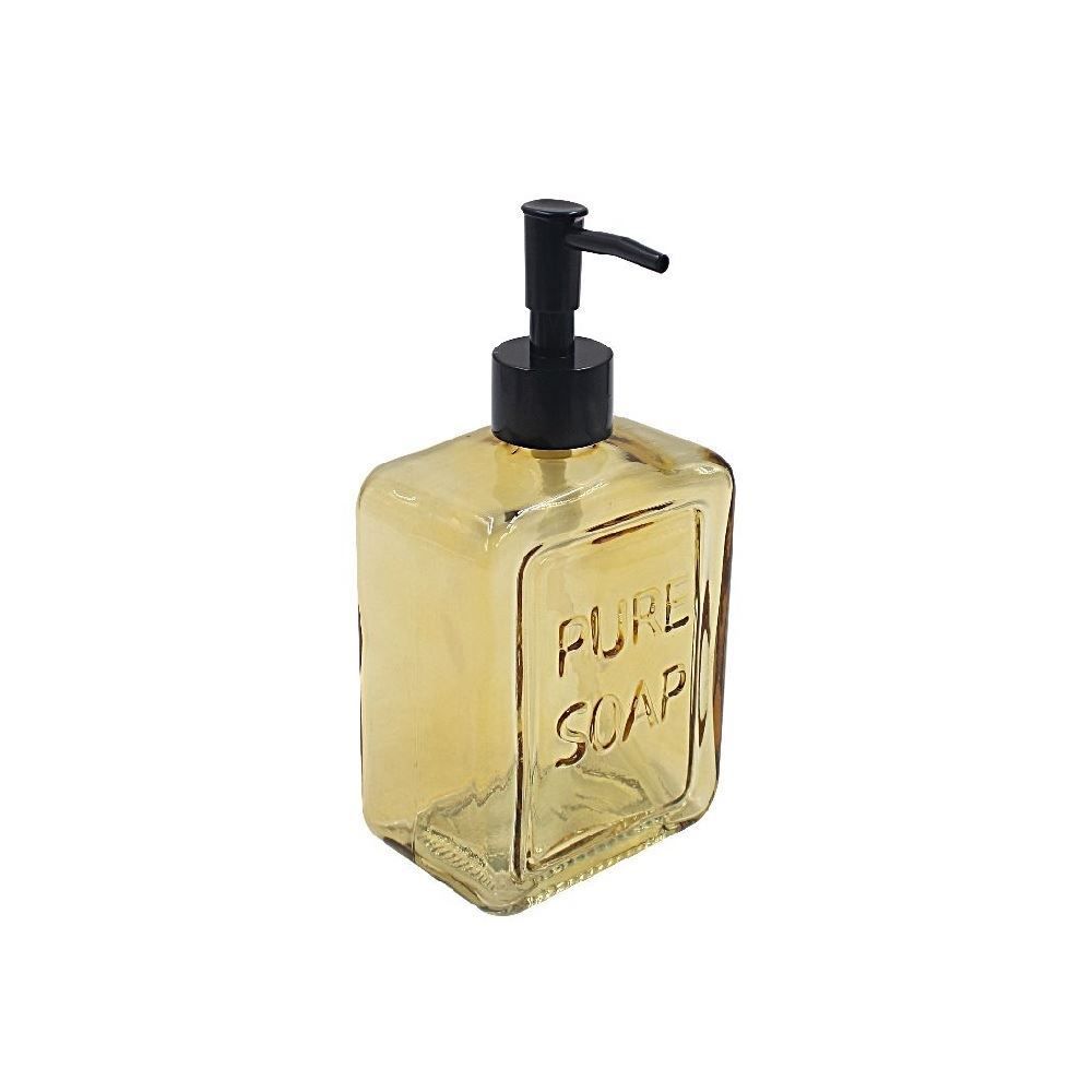 Porta Sabonete Líquido Quadrado Havan Casa 570 Ml - Âmbar