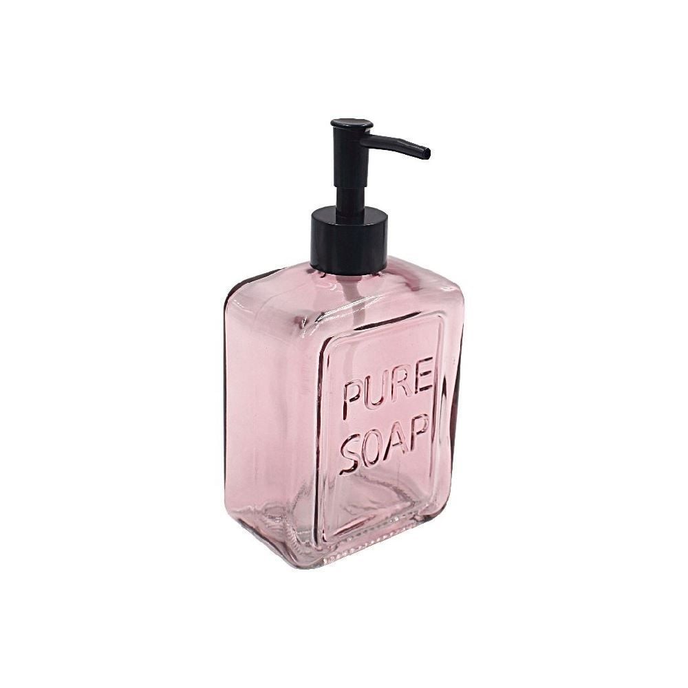 Porta Sabonete Líquido Quadrado Havan Casa 570 Ml - Rosa