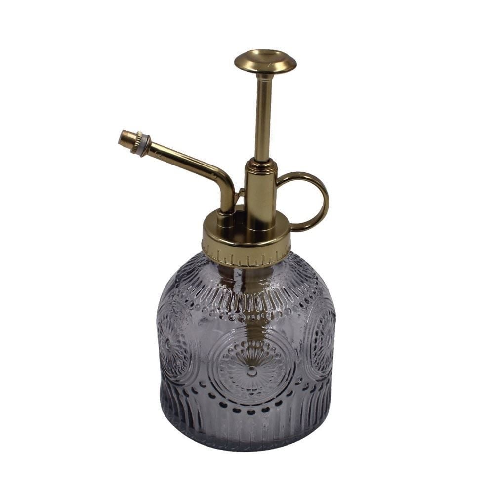 Porta Sabonete Liquido Redondo de Vidro Havan Casa 220Ml - Cinza