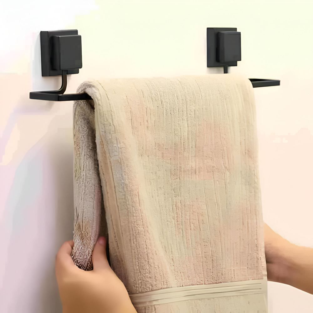 Porta Toalha De Banho Piatina Black Arthi - Preto 