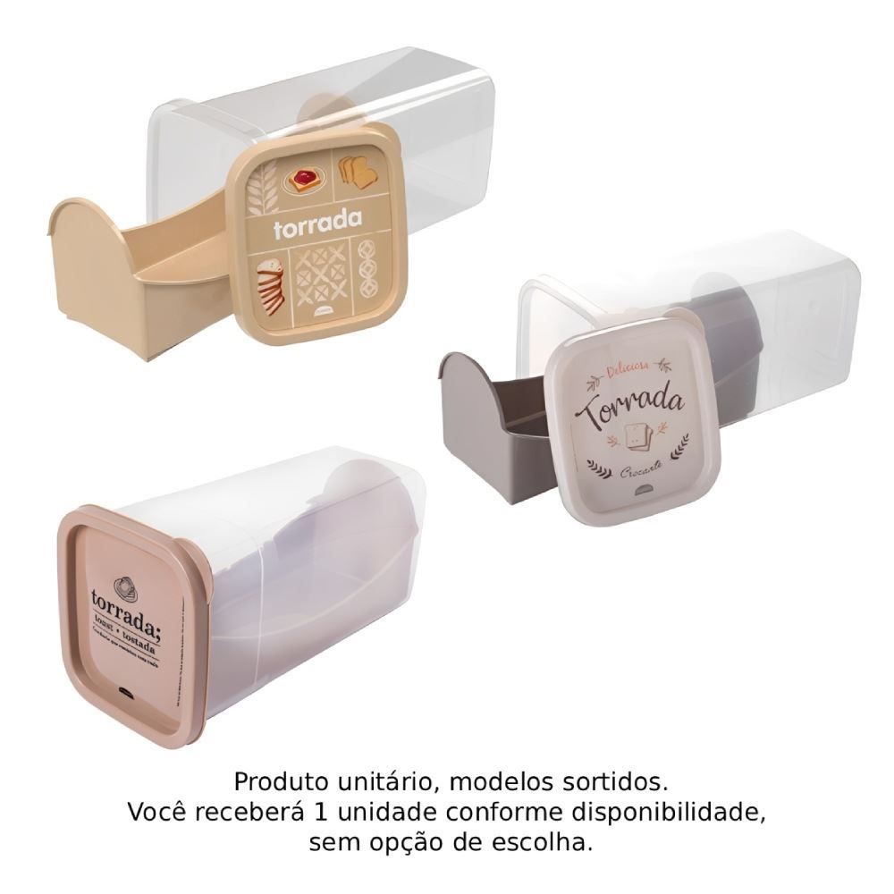 Porta Torrada Decorada Plasútil 21,7Cm - Sortido