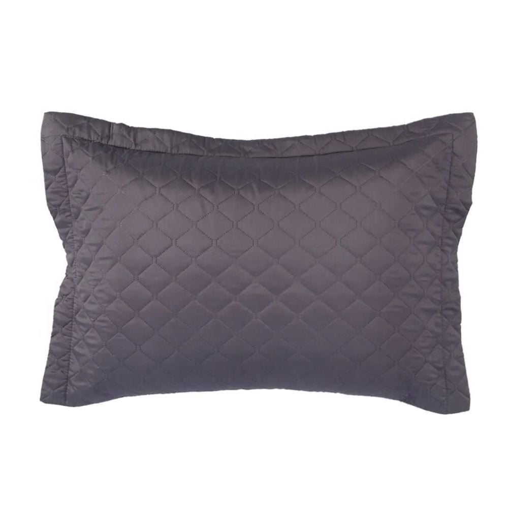 Porta Travesseiro Napoli Matelado 55Cm X 80Cm Havan Casa - Cinza Escuro 2