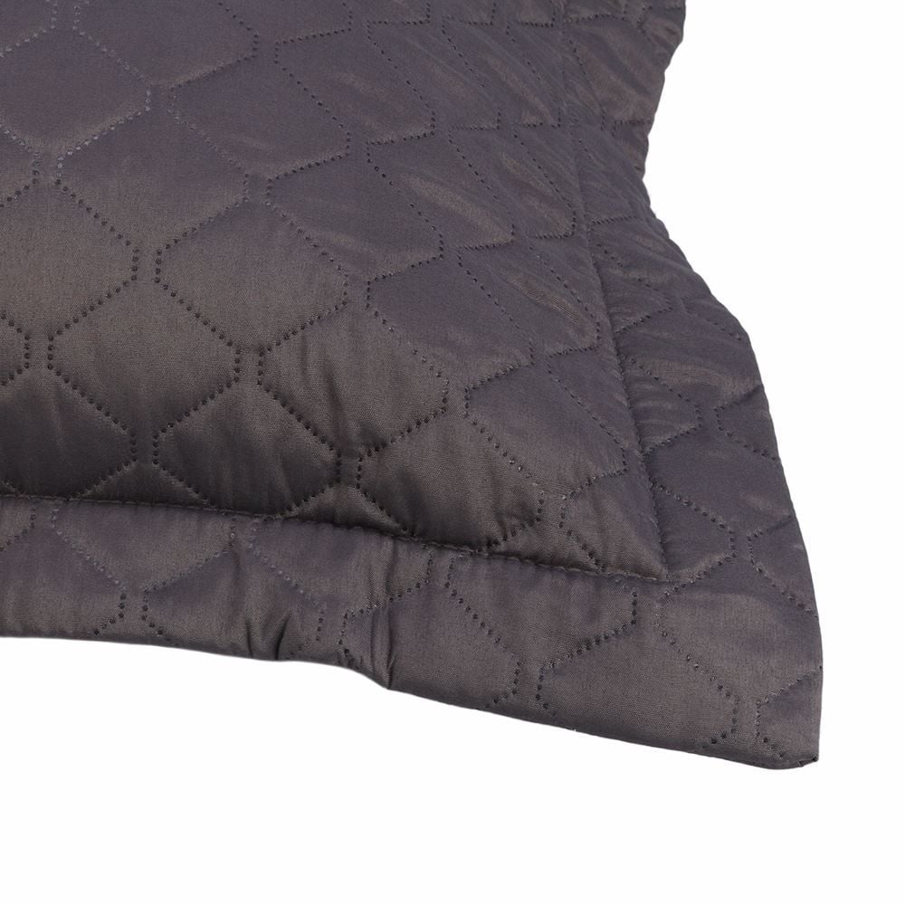 Porta Travesseiro 55Cm X 80Cm Napoli Havan Casa - Carbono