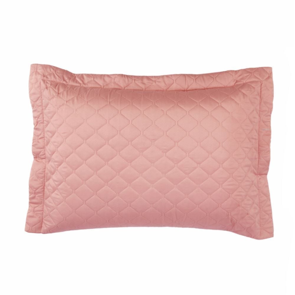 Porta Travesseiro Napoli Matelado 55Cm X 80Cm Havan Casa - Rose