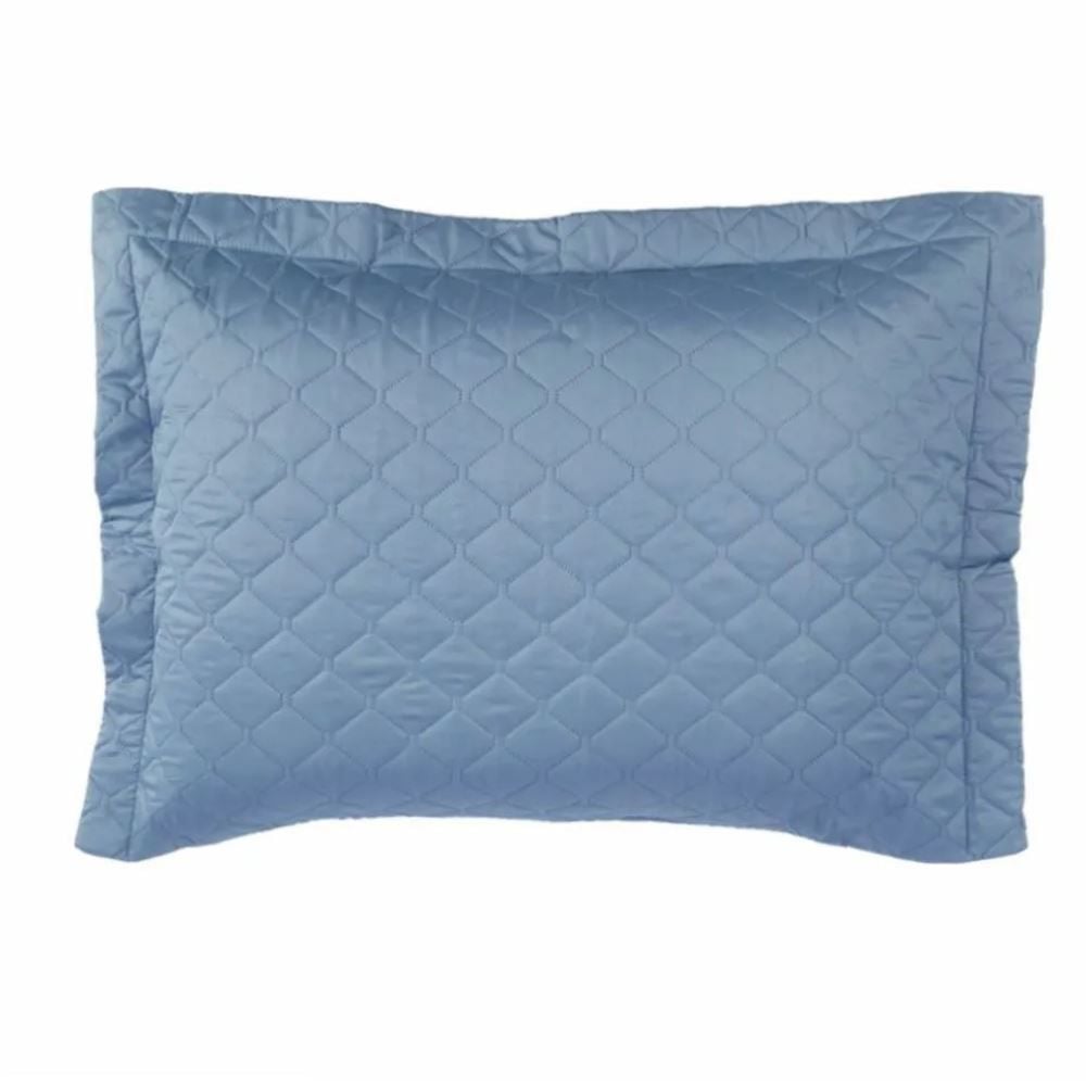 Porta Travesseiro Napoli Matelado 55Cm X 80Cm Havan Casa - Azul 2