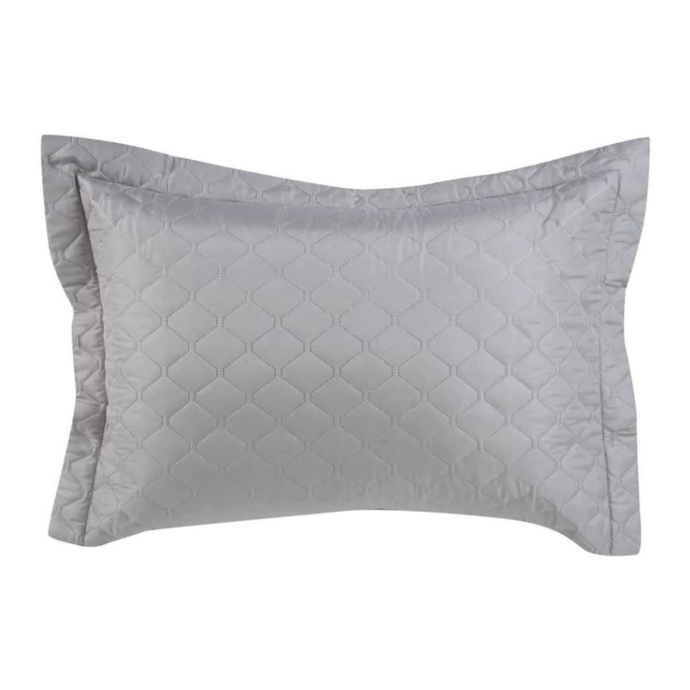 Porta Travesseiro Napoli Matelado 55Cm X 80Cm Havan Casa - Cinza Claro