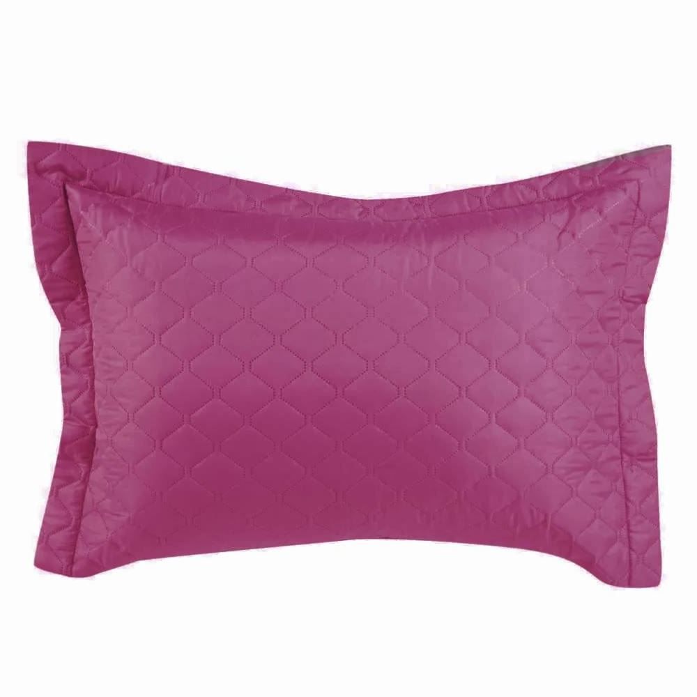 Porta Travesseiro Napoli Matelado 55Cm X 80Cm Havan Casa - Rosa Malva