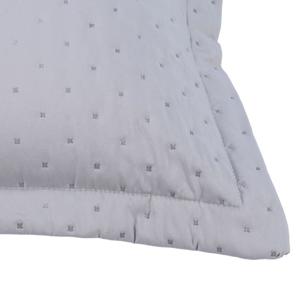 Porta Travesseiro 50X70 cm Elegance Havan Casa 1 Pç - Cinza Ice