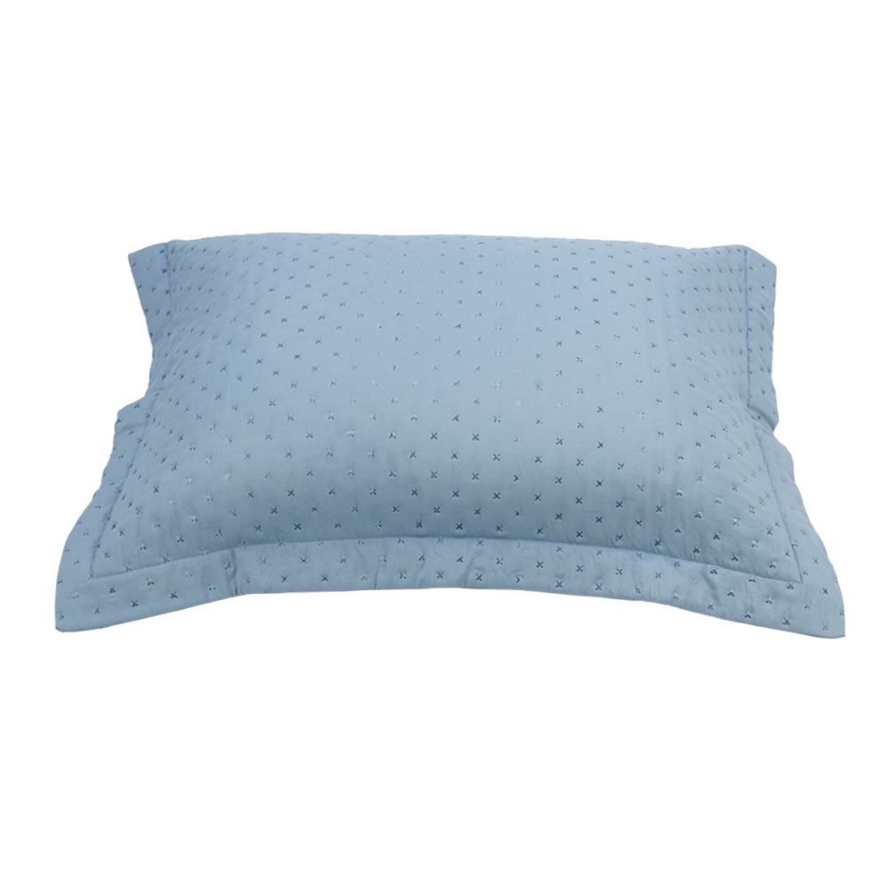 Porta Travesseiro 50X70 cm Elegance Havan Casa 1 Pç - Azul Nevoa