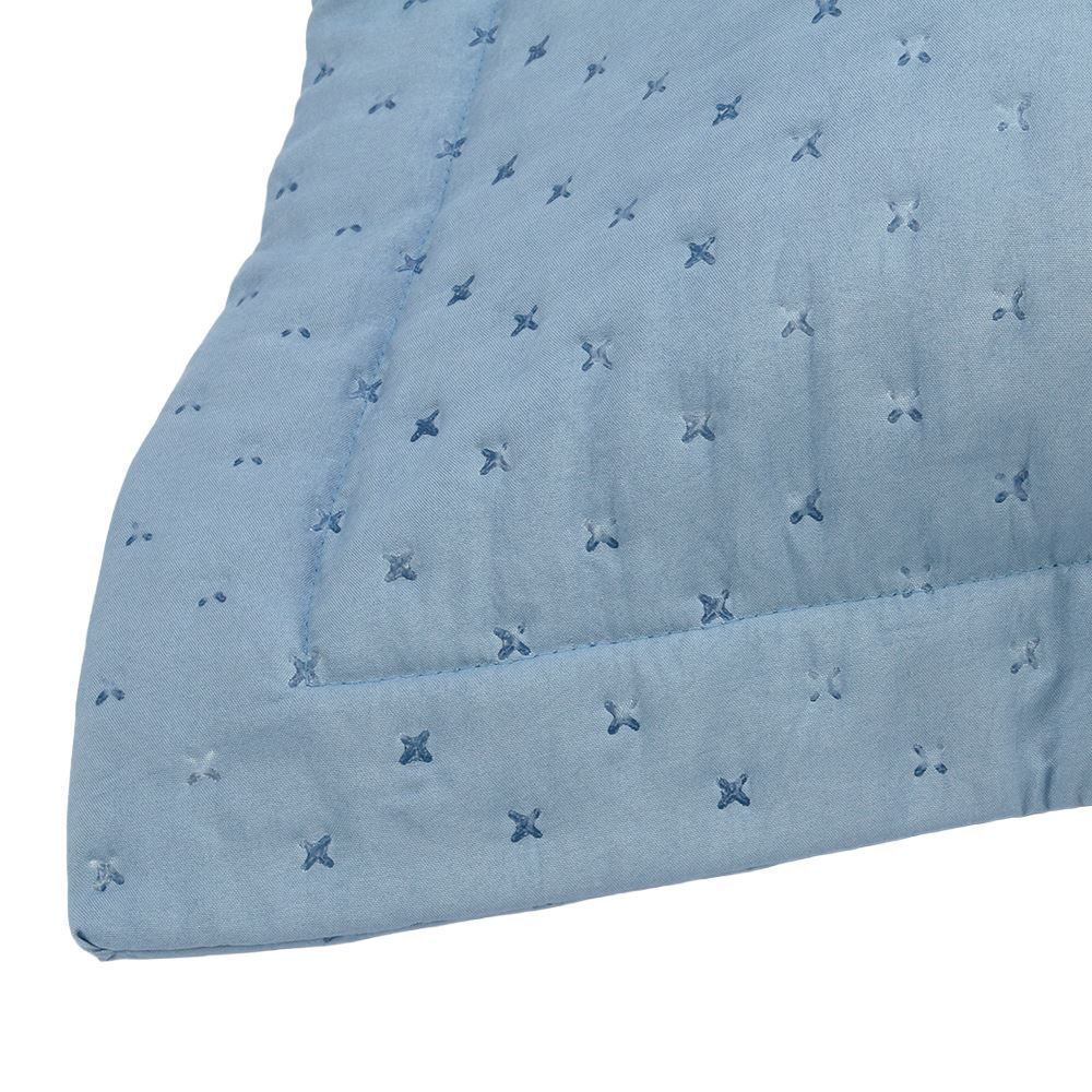 Porta Travesseiro 50X70 cm Elegance Havan Casa 1 Pç - Azul Nevoa