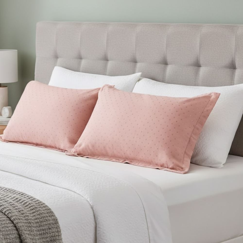 Porta Travesseiro 50X70 cm Elegance Havan Casa 1 Pç - Rosa