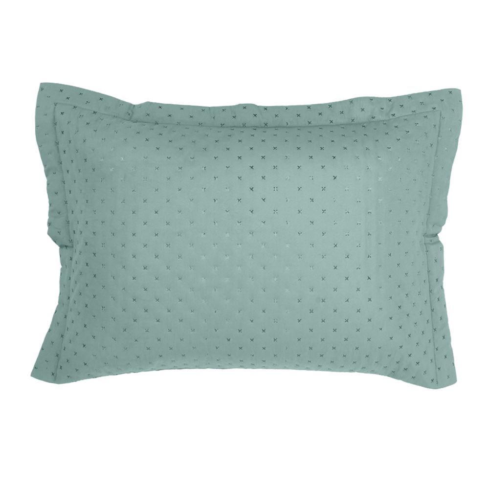 Porta Travesseiro 50X70 cm Elegance Havan Casa 1 Pç - Verde Capri