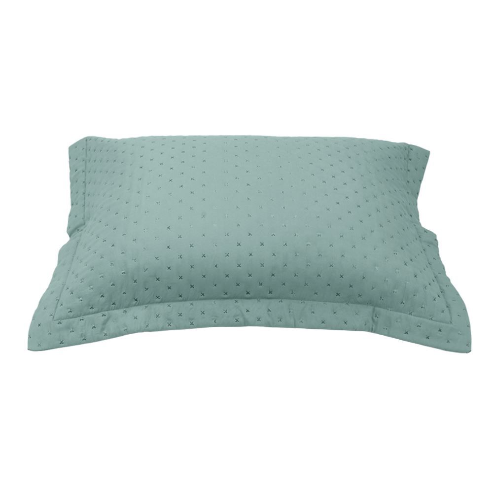 Porta Travesseiro 50X70 cm Elegance Havan Casa 1 Pç - Verde Capri