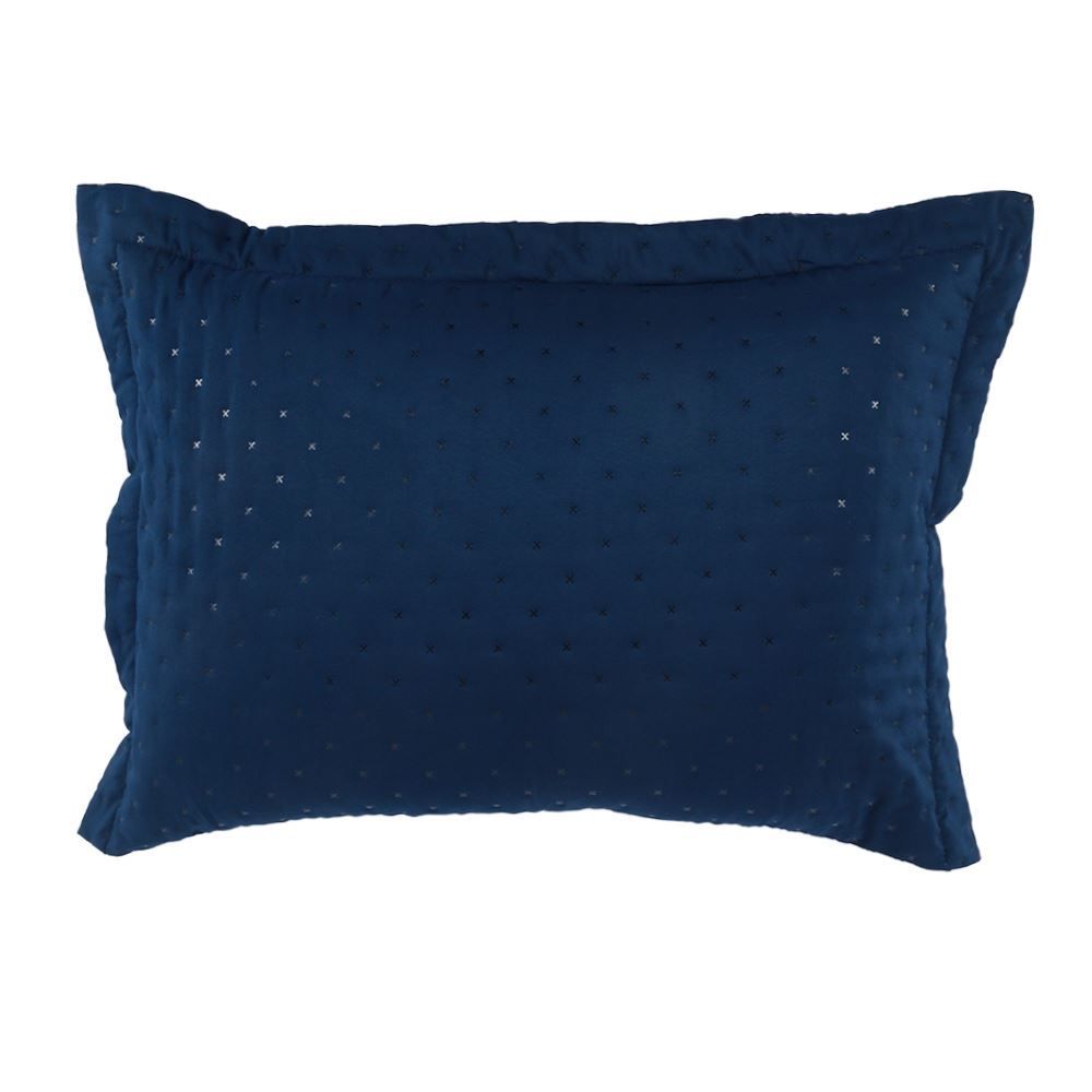 Porta Travesseiro 50X70 cm Elegance Havan Casa 1 Pç - Azul Oceano