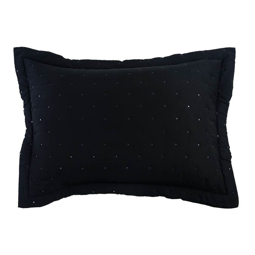 Porta Travesseiro 50X70 Cm Elegance Havan Casa 1 Pç - Carvão