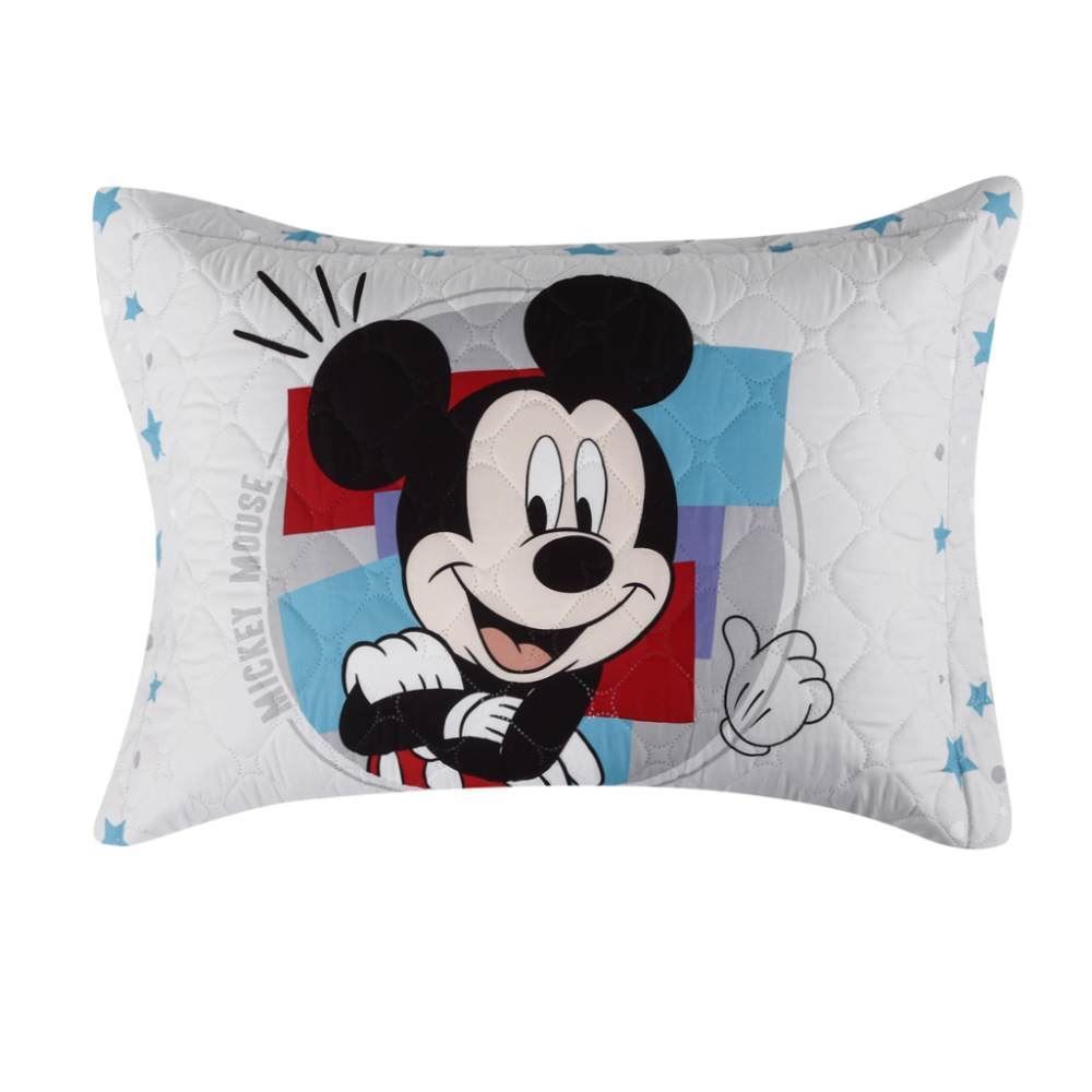 Porta Travesseiro Infantil Estampado Disney Hedrons - Mickey Estiloso