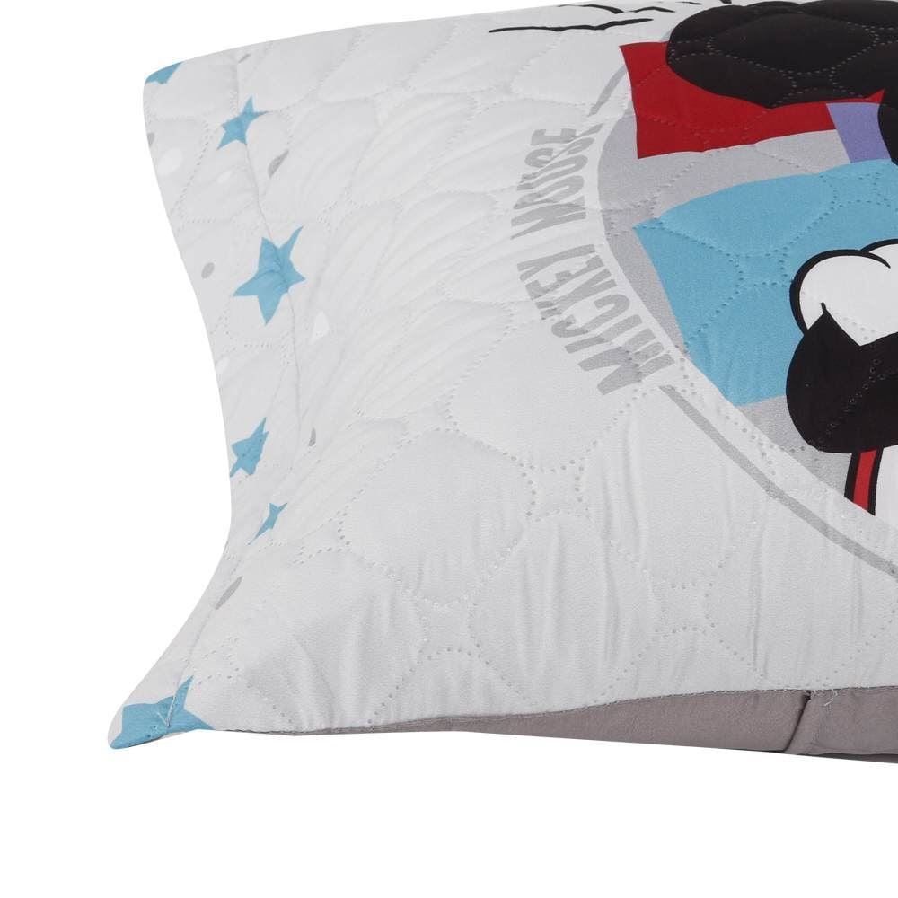 Porta Travesseiro Infantil Estampado Disney Hedrons - Mickey Estiloso