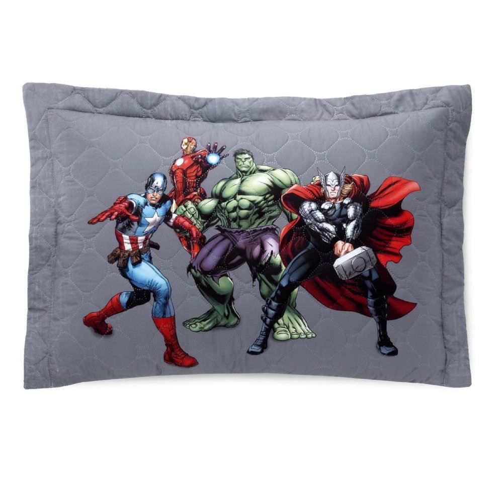 Porta Travesseiro Infantil Estampado Disney Hedrons - Avengers Retorno