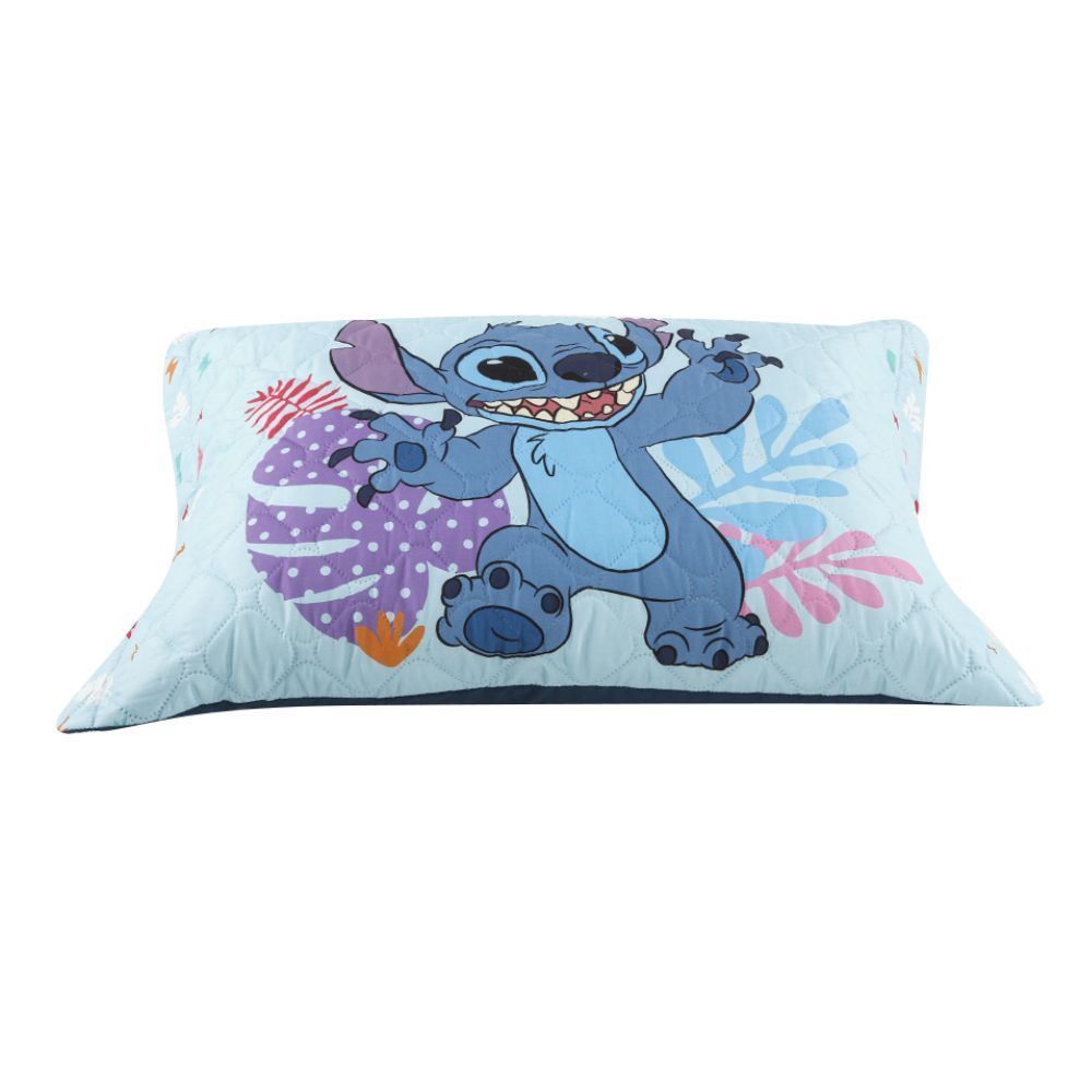 Porta Travesseiro Infantil Estampado Disney Hedrons - Stitch Divertido