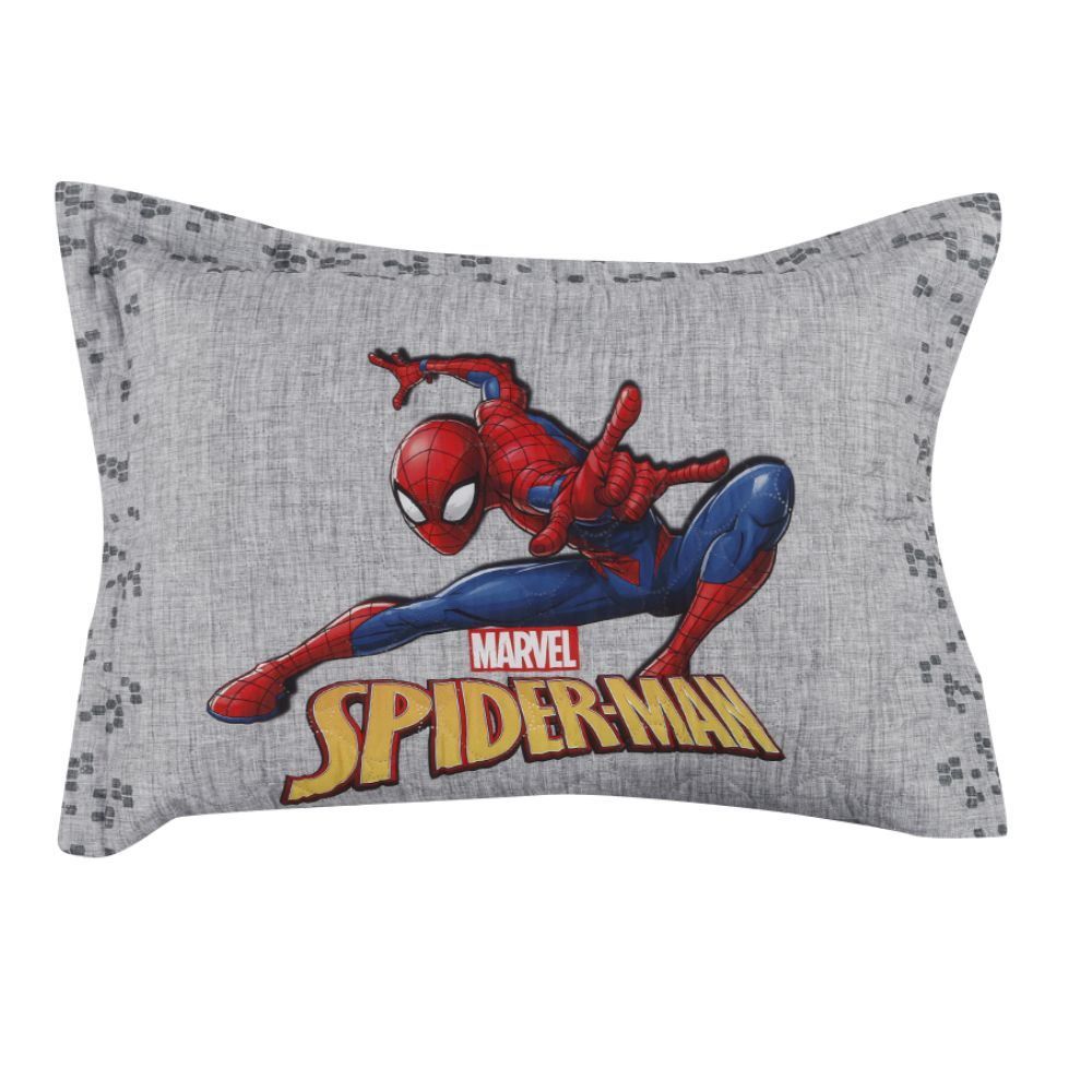 Porta Travesseiro Infantil Estampado Disney Hedrons - Spider em ação