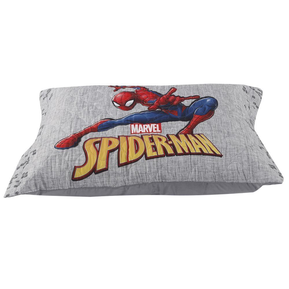 Porta Travesseiro Infantil Estampado Disney Hedrons - Spider em ação