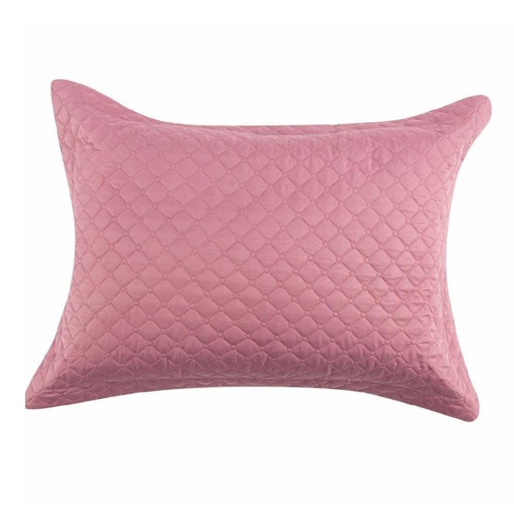 Porta Travesseiro Matelado Microfibra Havan Casa 1 Pç - Rosa Blush