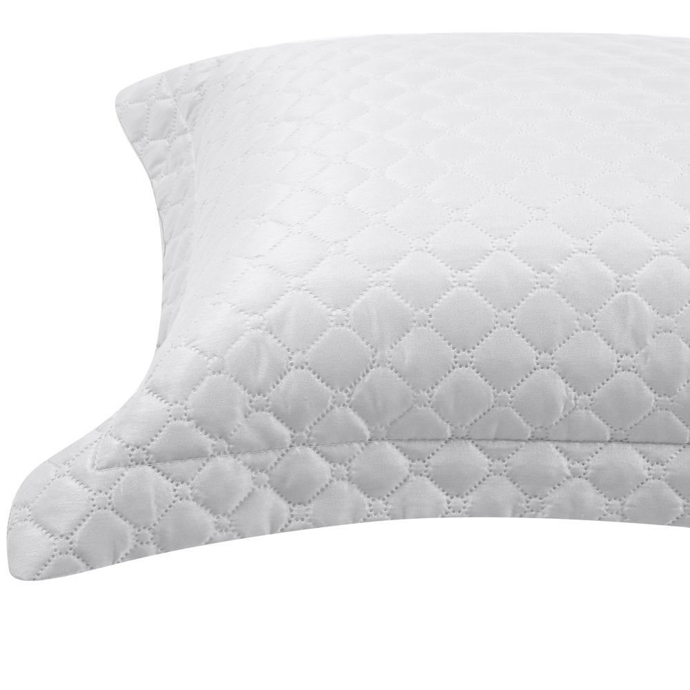 Porta Travesseiro Matelado Microfibra Havan Casa 1 Pç - Branco