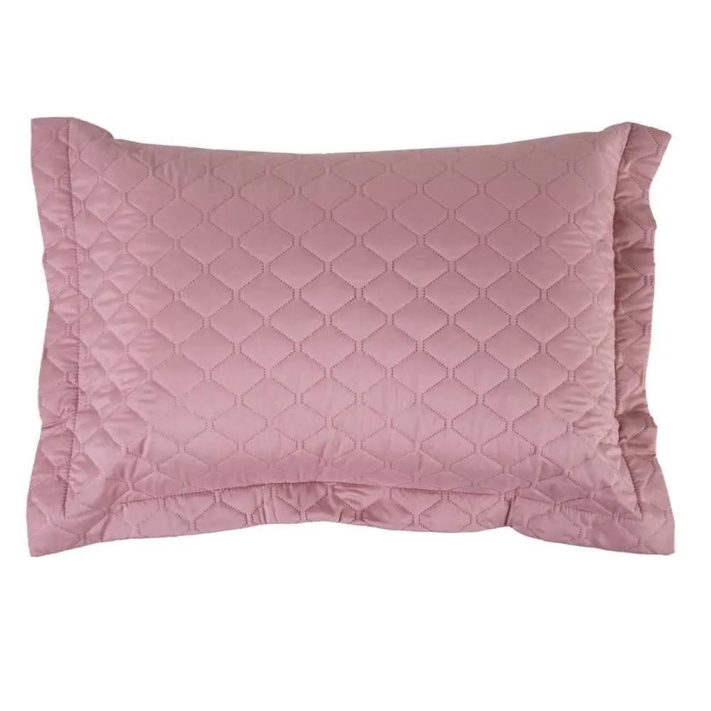 Porta Travesseiro Matelado 55X80 Cm Havan Casa 1 Pç - Rose