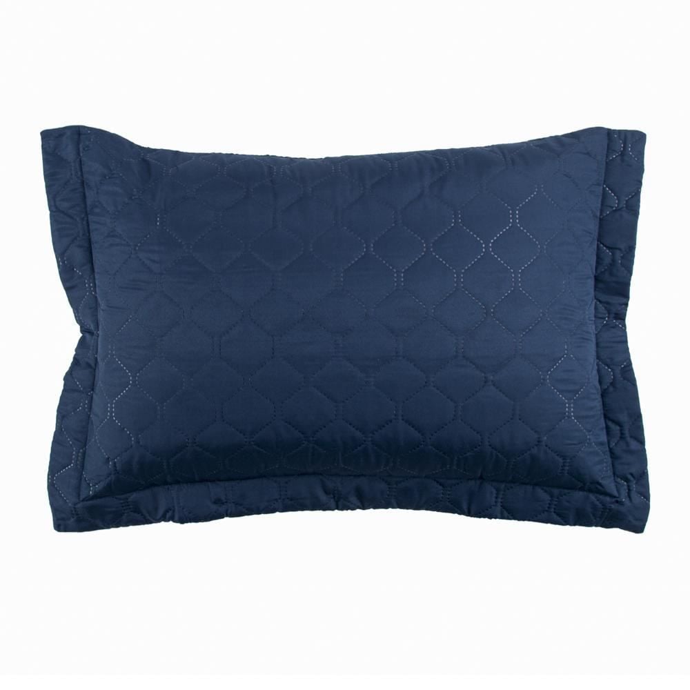 Porta Travesseiro Matelado 55X80 Cm Havan Casa 1 Pç - Azul Escuro