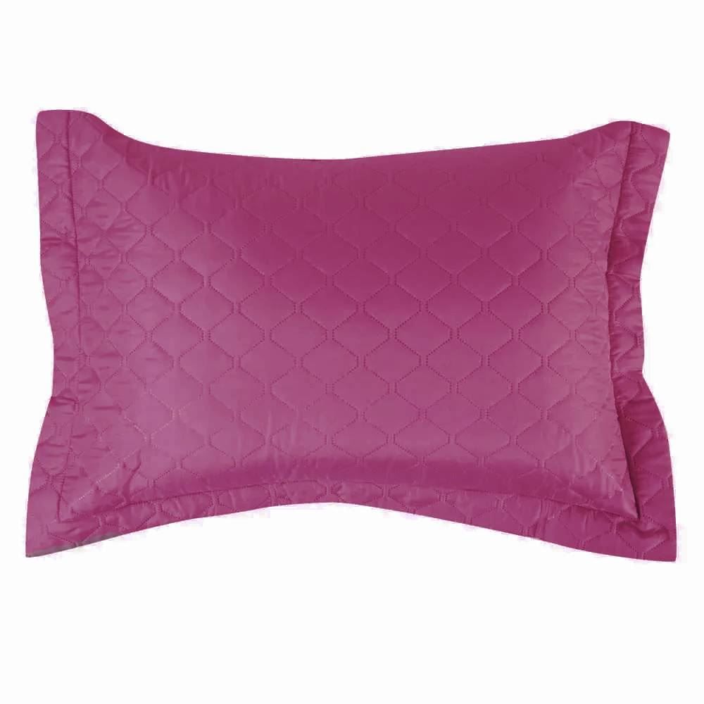Porta Travesseiro Microfibra Matelado 55X80 Cm Havan Casa 1 Pç - Rosa Malva