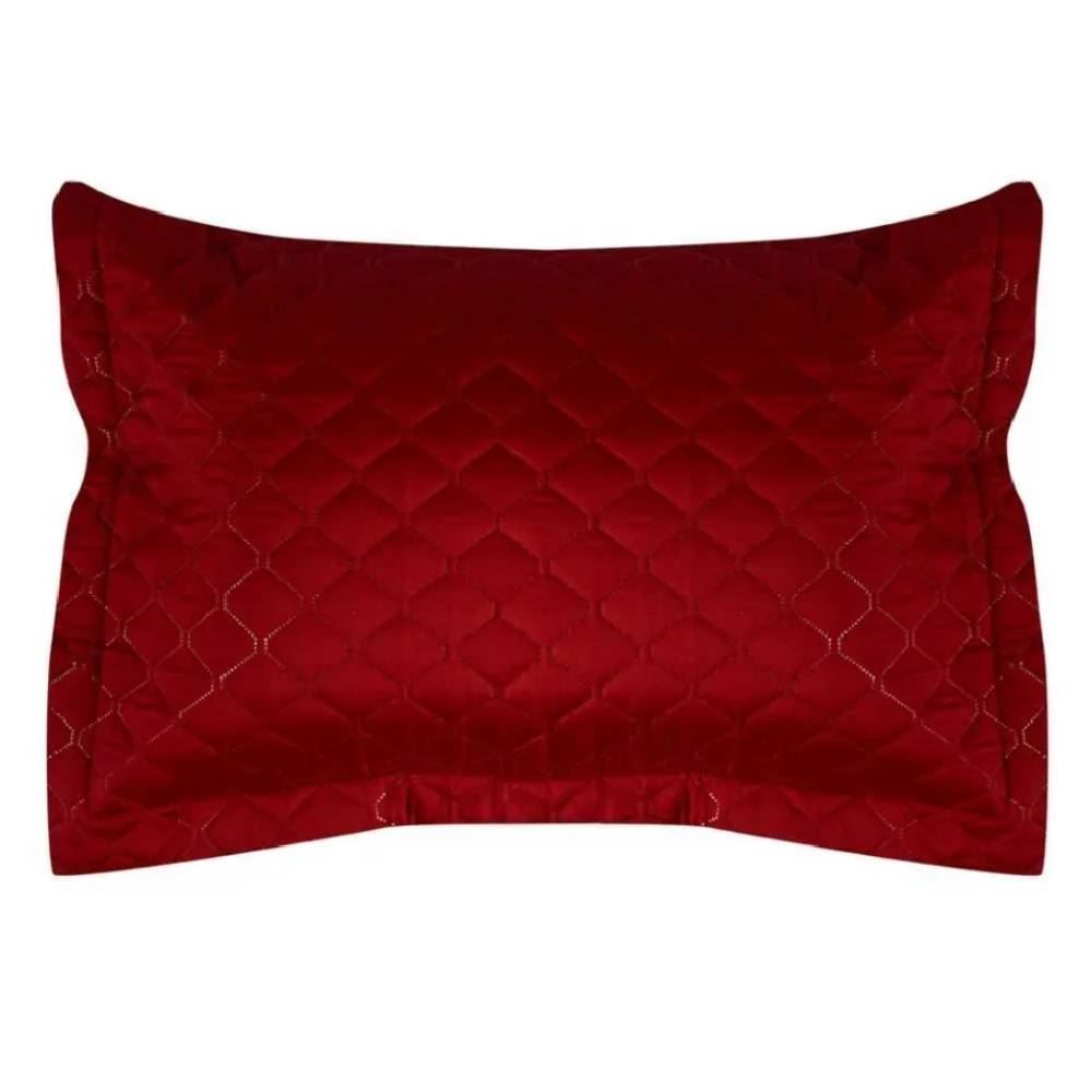 Porta Travesseiro Matelado 55X80 Cm Havan Casa 1 Pç - Vermelho