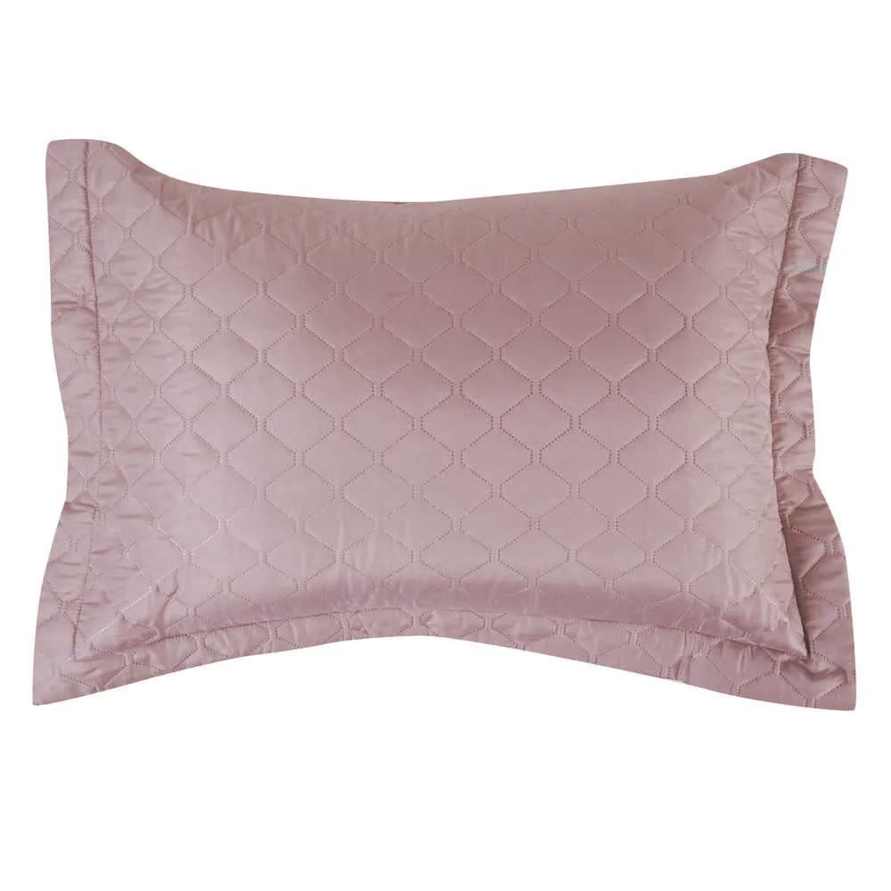 Porta Travesseiro Matelado 55X80 Cm Havan Casa 1 Pç - Rosa Velho