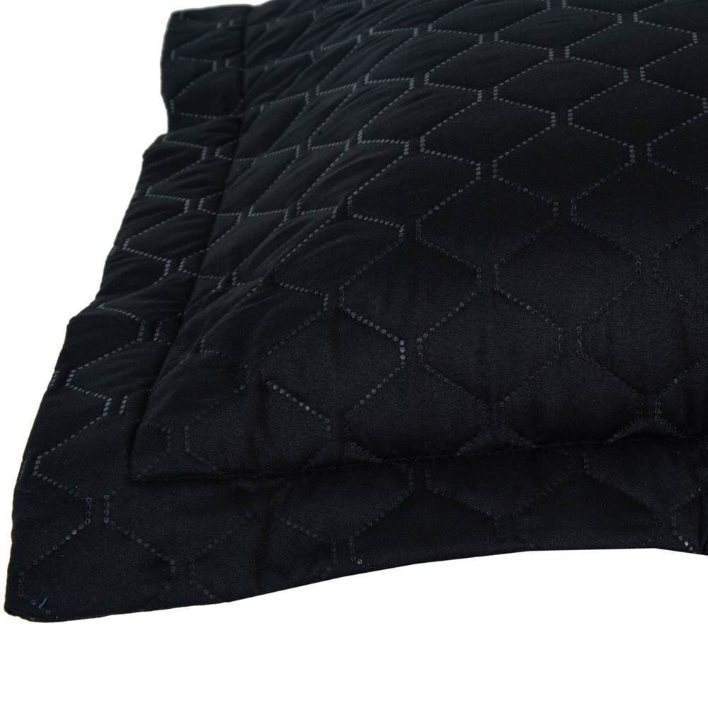 Porta Travesseiro Matelado 55X80 Cm Havan Casa 1 Pç - Preto 25