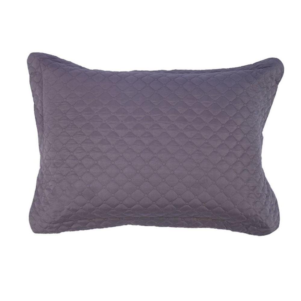 Porta Travesseiro Napoli Matelado 50Cm X 70Cm Havan Casa - Cinza Escuro