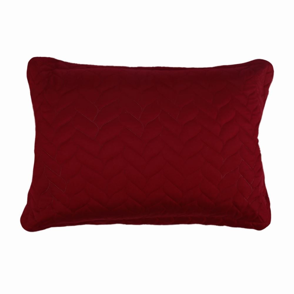 Porta Travesseiro Napoli Matelado 50Cm X 70Cm Havan Casa - Bloodstone