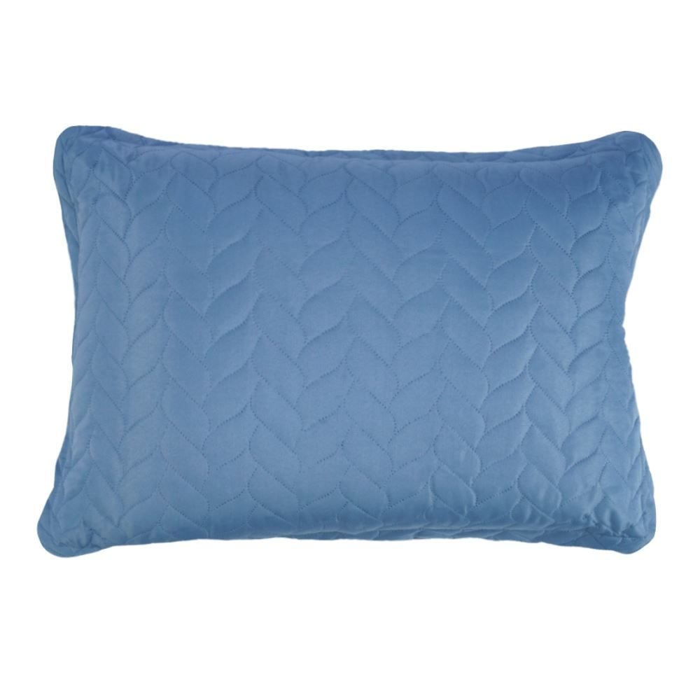 Porta Travesseiro Napoli Matelado 50Cm X 70Cm Havan Casa - Azul