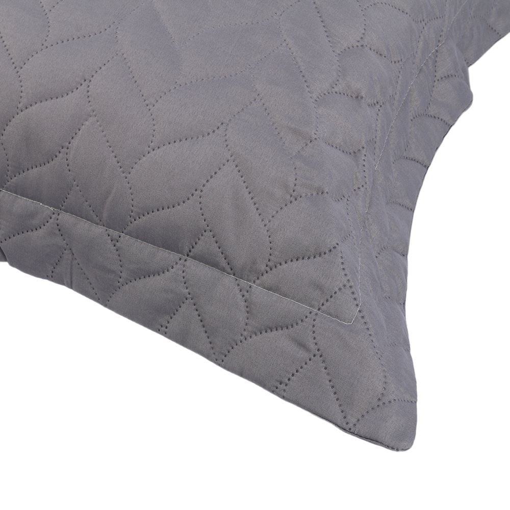 Porta Travesseiro Napoli Matelado 50Cm X 70Cm Havan Casa - Cinza Amianto