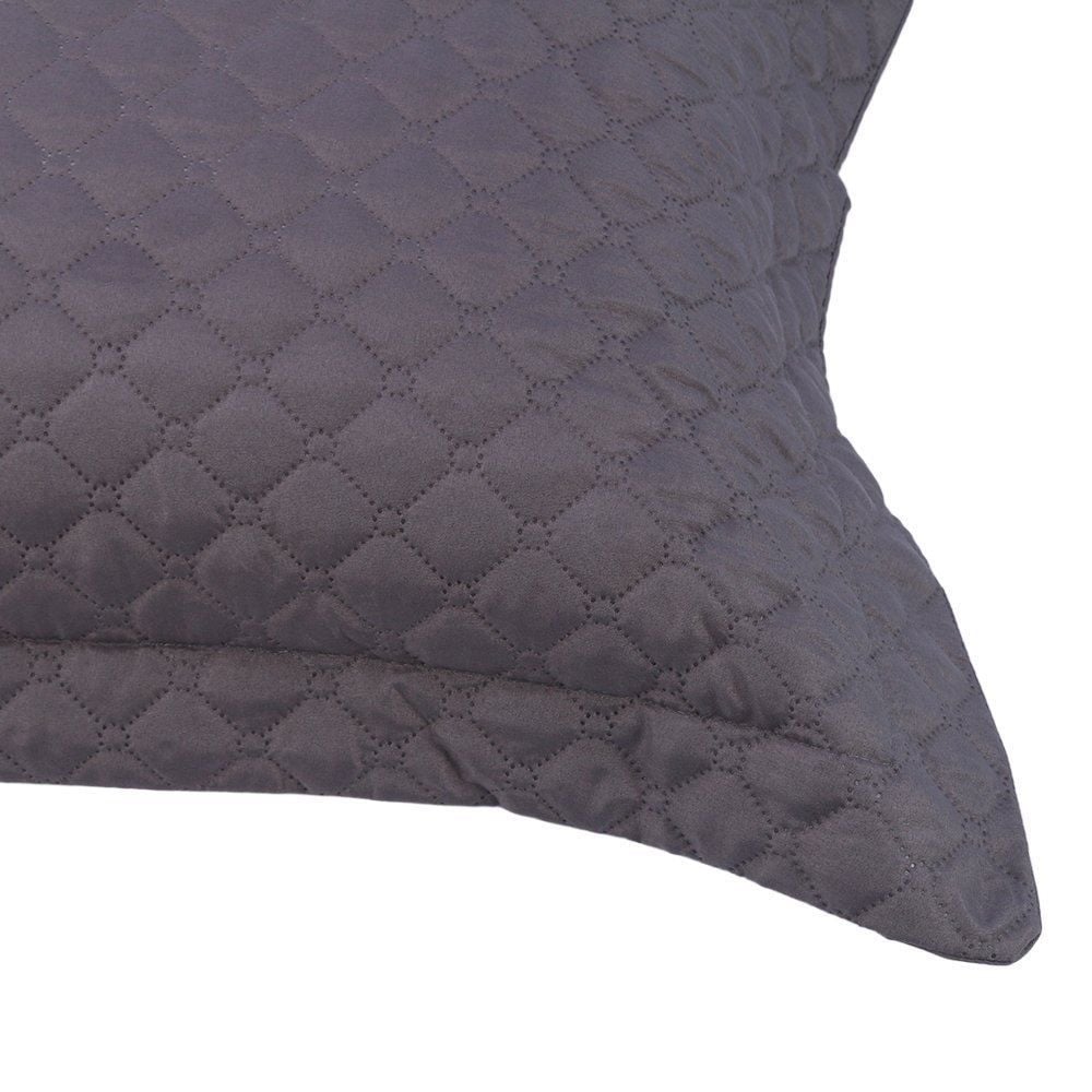 Porta Travesseiro Napoli Matelado 50Cm X 70Cm Havan Casa - Cinza Escuro 2