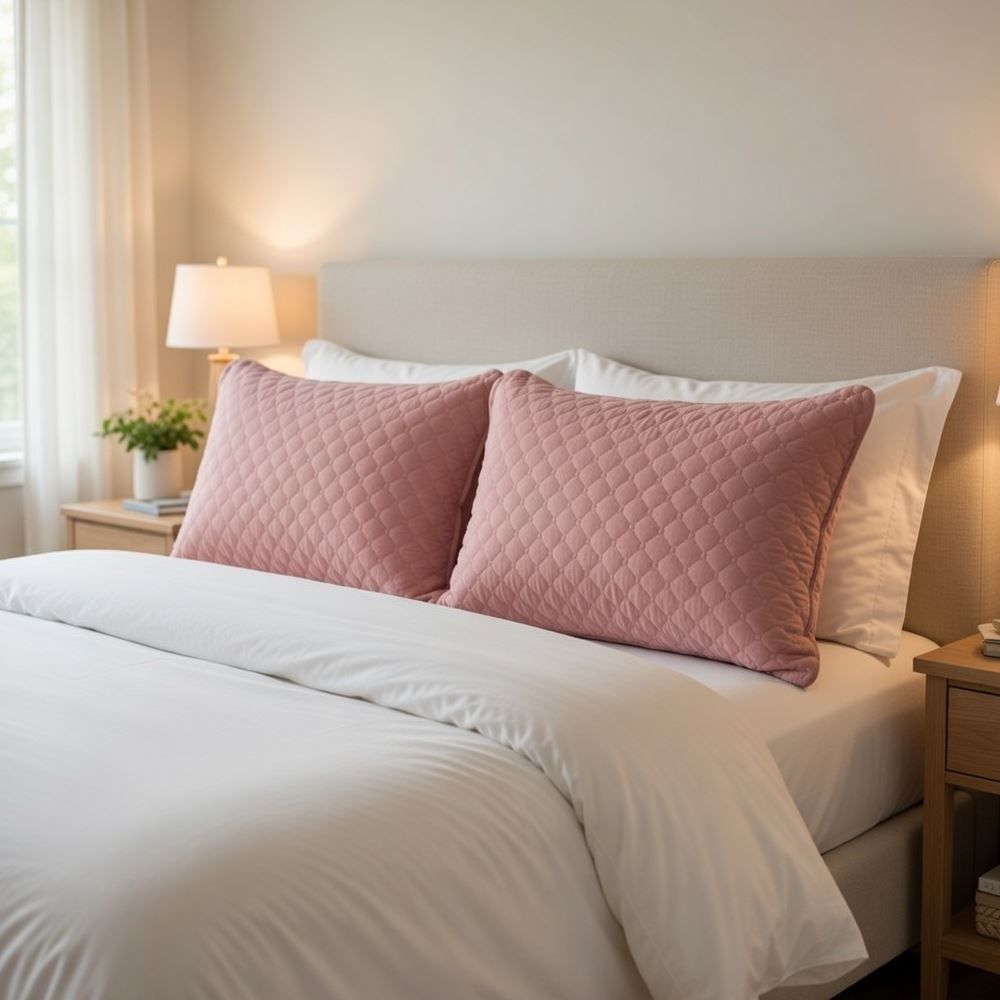 Porta Travesseiro Napoli Matelado 50Cm X 70Cm Havan Casa - Rose