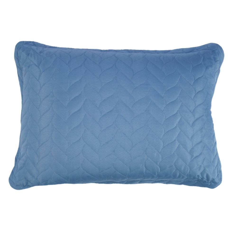Porta Travesseiro Napoli Matelado 50Cm X 70Cm Havan Casa - Azul 2