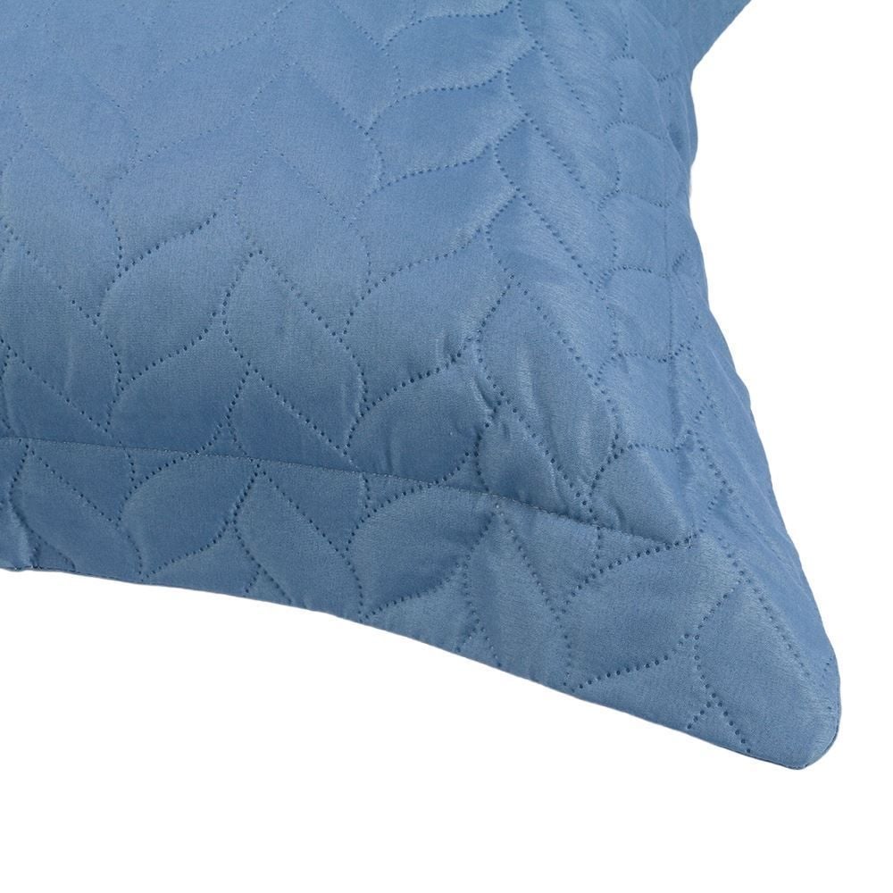 Porta Travesseiro Napoli Matelado 50Cm X 70Cm Havan Casa - Azul 2