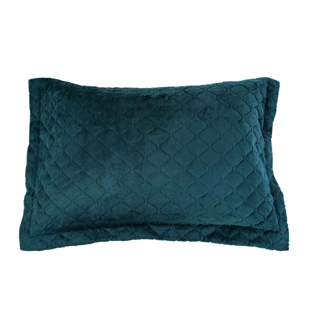 Porta Travesseiro Plush Provence Havan Casa - Verde Selva