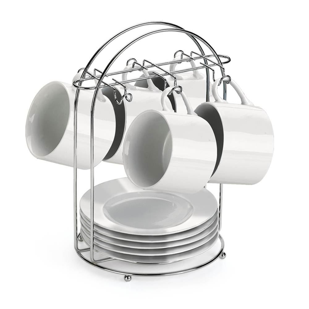 Suporte De Xicaras E Pires Arthi - Cromado