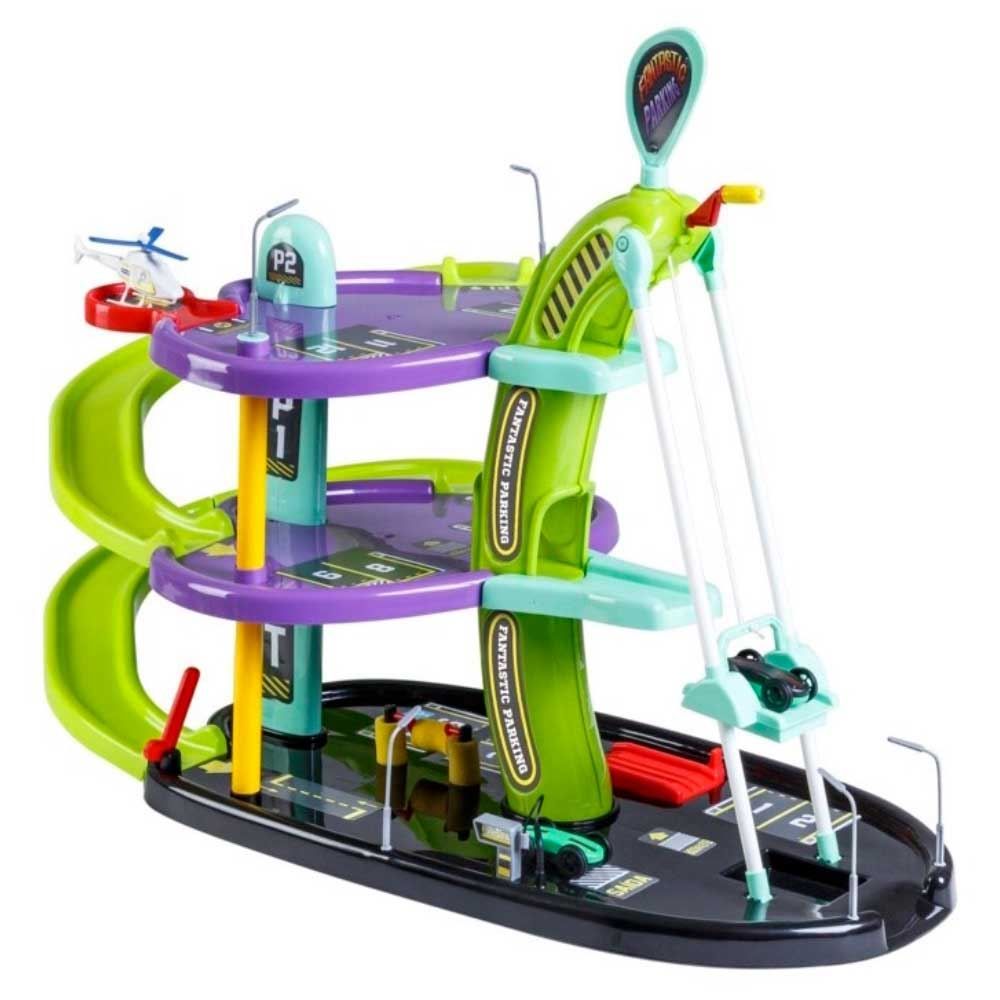 Posto Fantastic Parking Lava Rápido Verde Maptoy - 1035-0