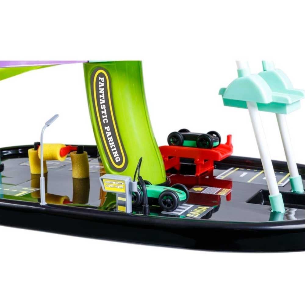 Posto Fantastic Parking Lava Rápido Verde Maptoy - 1035-0