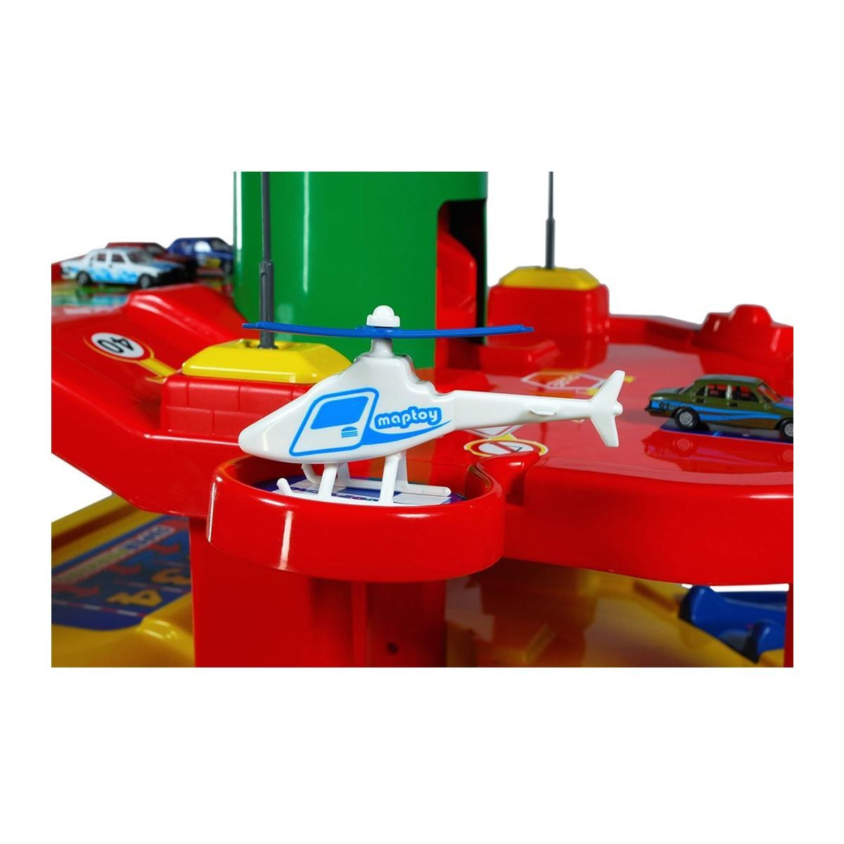 Posto Super Parking 3410 Maptoy - Vermelho