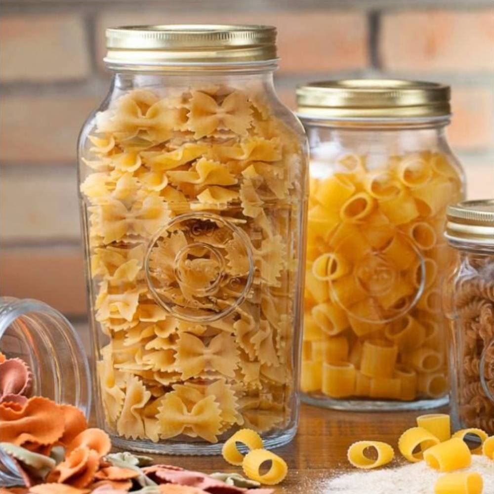 Pote De Vidro Americano Vintage 1,5 Litros Marinex - Transparente