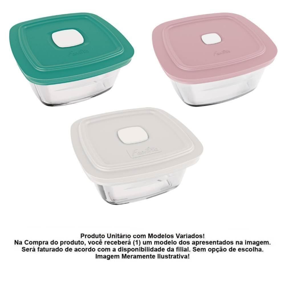 Pote de Vidro com Tampa Facilita Vap Marinex 1 Litro - Sortido